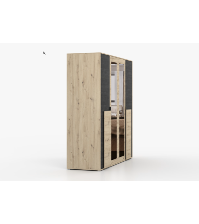 Armoire Albanor 200 cm Artisan - Pin