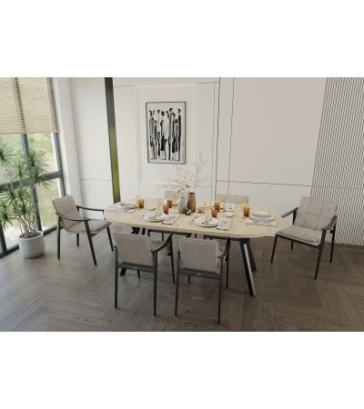 Table extensible Leon 90/180 cm