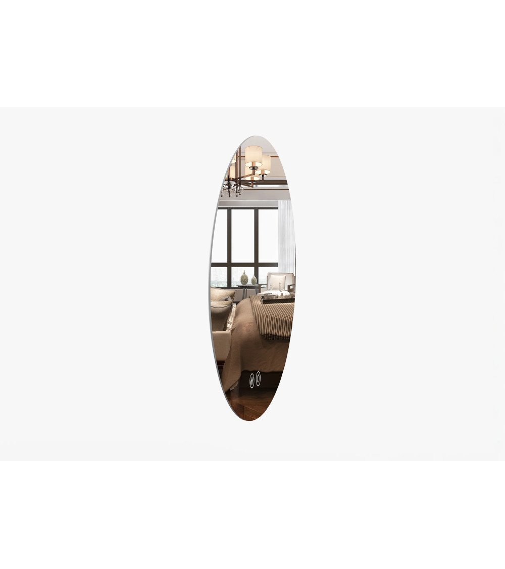 Miroir en cristal avec éclairage LED