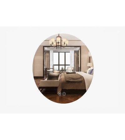Miroir en cristal avec éclairage LED