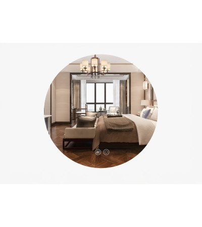 Miroir en cristal avec éclairage LED