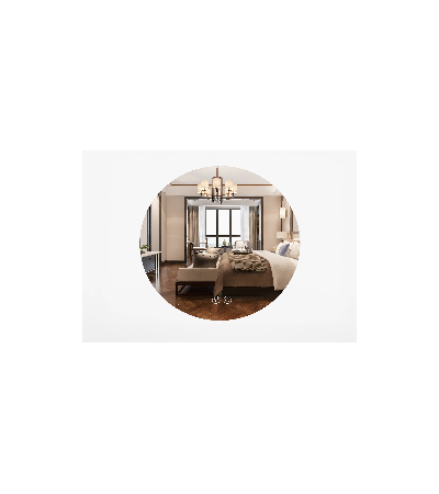 Miroir en cristal avec éclairage LED