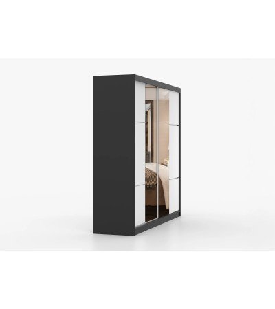 Armoire Azénor 233 cm avec miroir