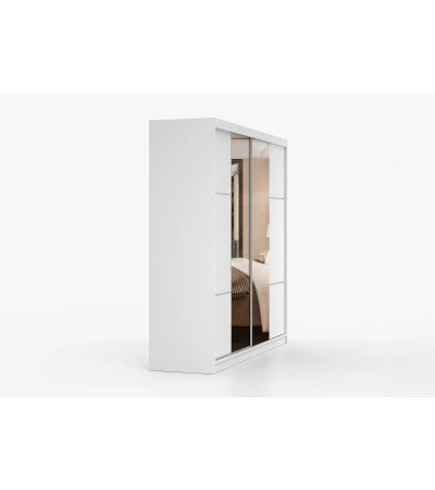Armoire Azénor 233 cm avec miroir