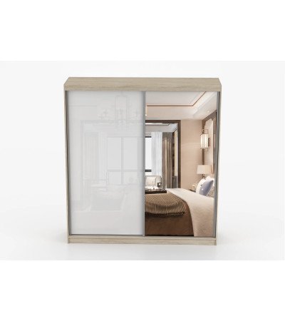 Armoire Célestine 233 cm avec miroir