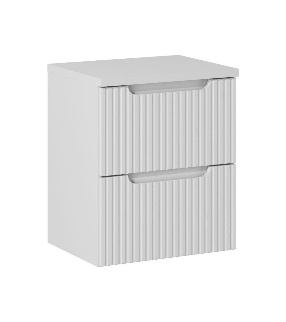 Alméa Ensemble meubles 2 tiroirs Blanc
