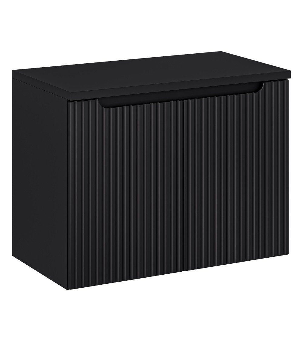 Ensemble meubles Alméa 2 portes - Noir Mat