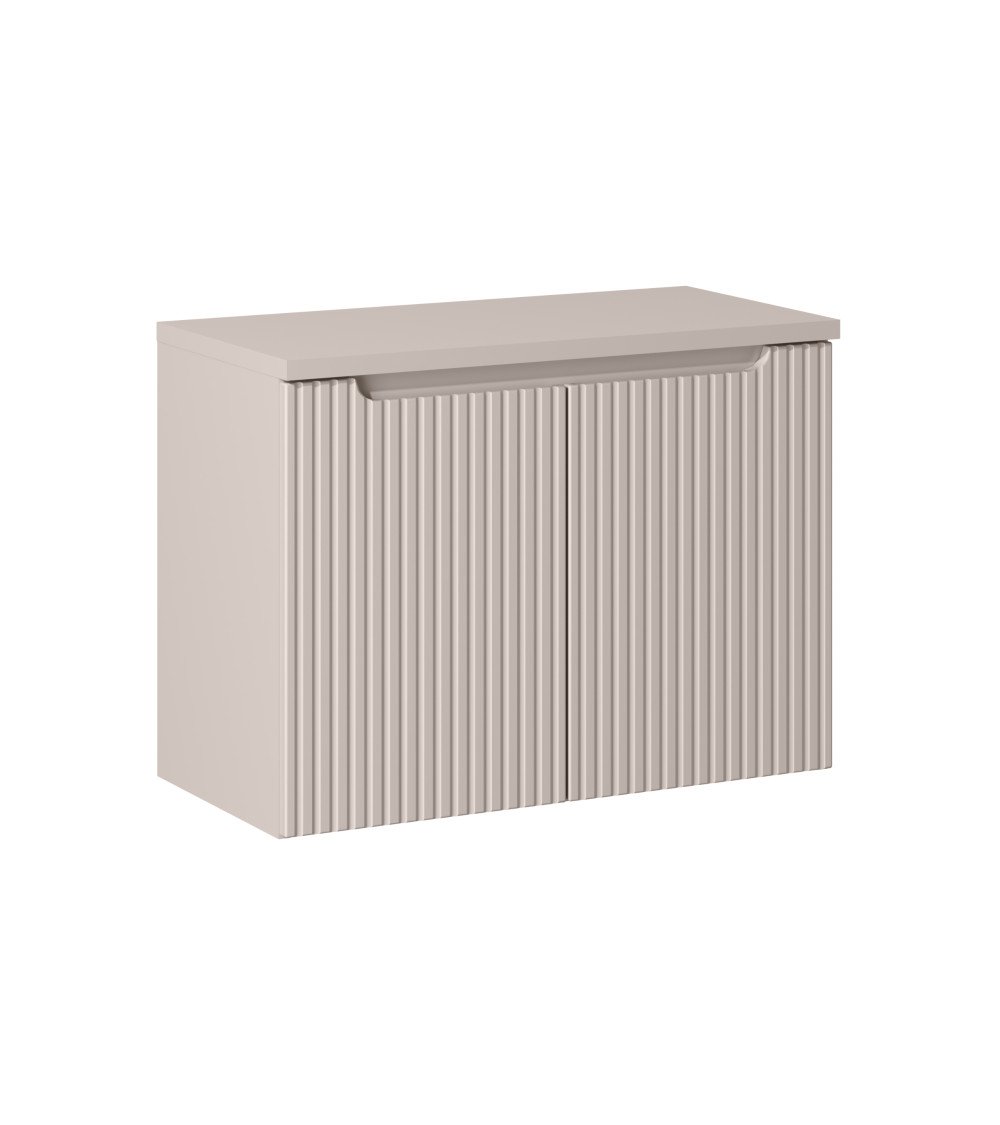 Ensemble meubles Alméa avec plan 2 portes - Cachemire Mat