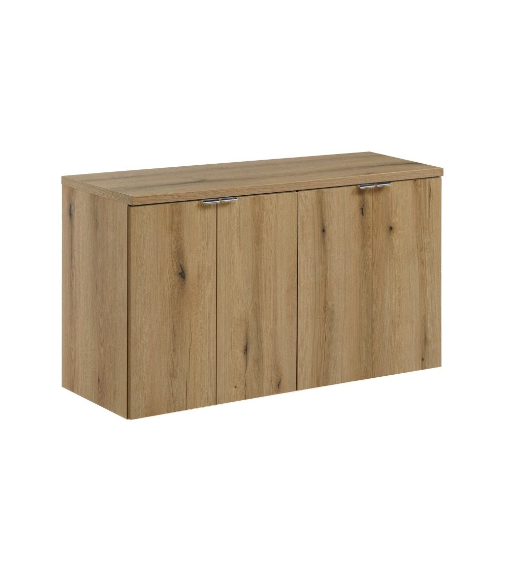 Ensemble meubles Alméa - 2 portes avec plan - Chêne Coast Evoke - 100 cm