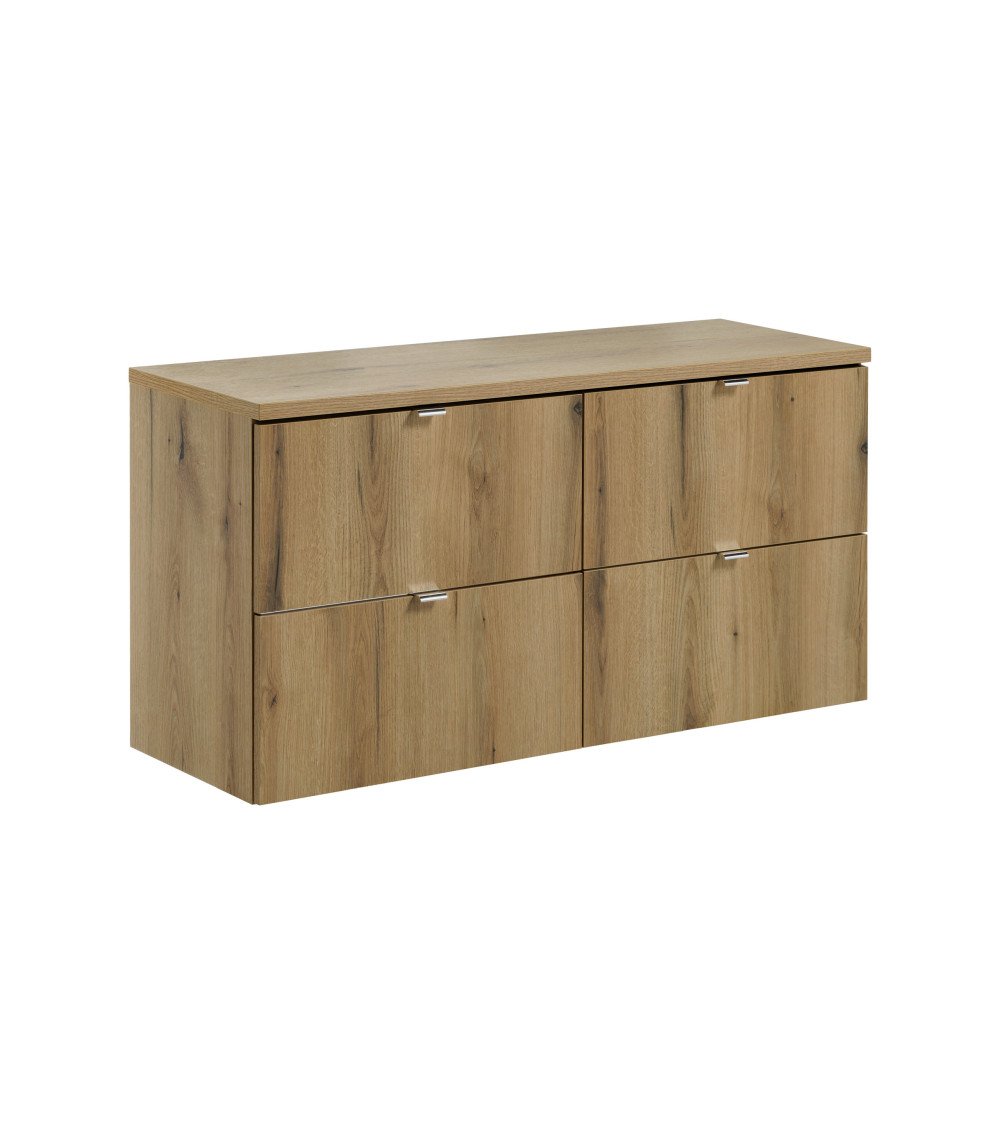 Ensemble meubles avec plan 2 tiroirs - Chêne Coast Evoke - 120 cm