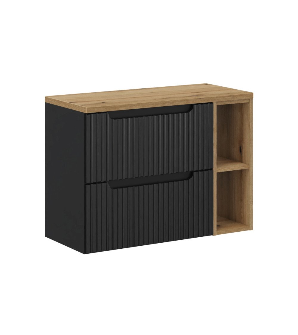 Ensemble meubles Alméa avec plan 2 tiroirs - 80 cm