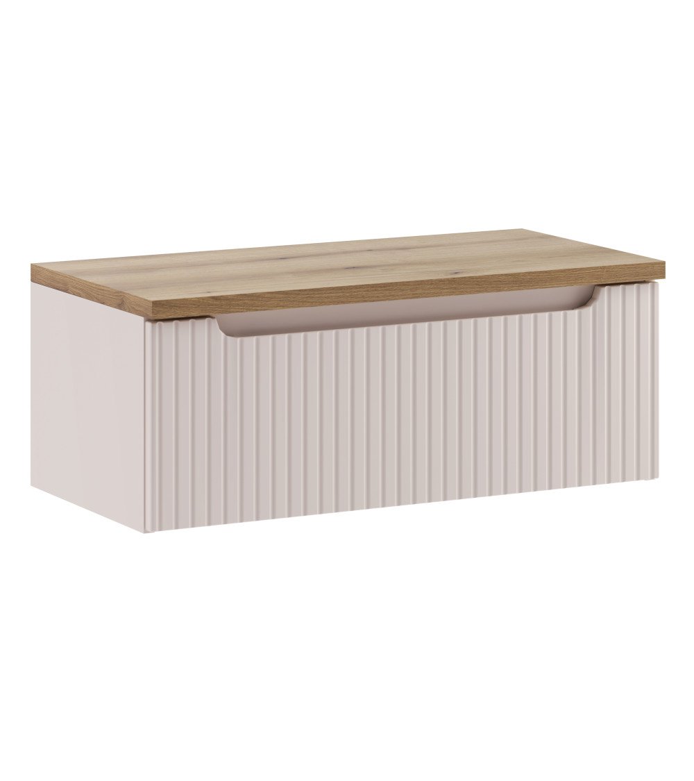 Ensemble meubles Alméa avec plan Cachemire Mat - 1 tiroir