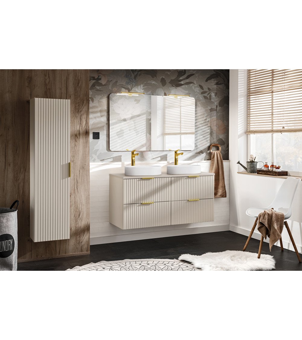 Plan de toilette Caléa - Cachemire Mat