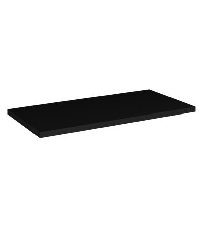 Ensemble meubles Alméa avec plan 2 tiroirs - Noir Mat