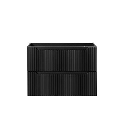 Ensemble meubles Alméa avec plan 2 tiroirs - Noir Mat