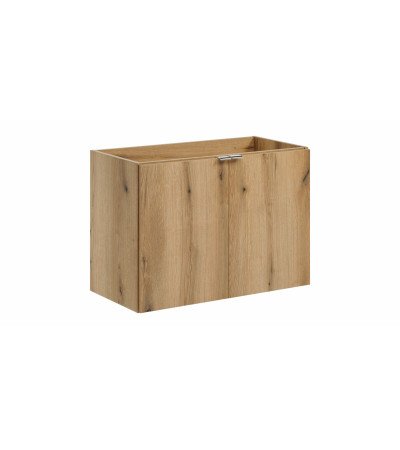 Ensemble meubles Alméa 2 portes - Plan Noir Mat - Chêne Coast Evoke