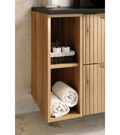 Ensemble meubles Alméa avec plan 2 tiroirs - 80 cm