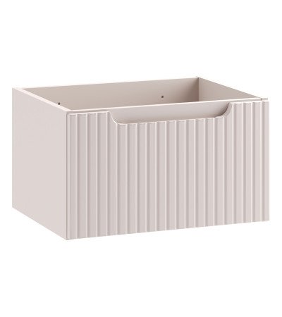 Ensemble meubles Alméa avec plan et étagère - Cachemire Mat - 1 tiroir