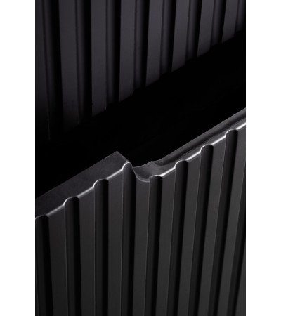 Ensemble meubles Alméa avec plan 2 tiroirs - Noir Mat