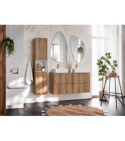 Ensemble meubles avec plan 2 tiroirs - Chêne Coast Evoke - 120 cm