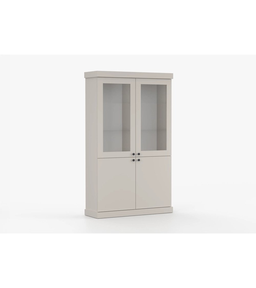 Vitrine 4D Célyndra cachemire 123 cm