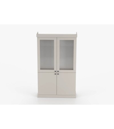 Vitrine 4D Célyndra cachemire 123 cm