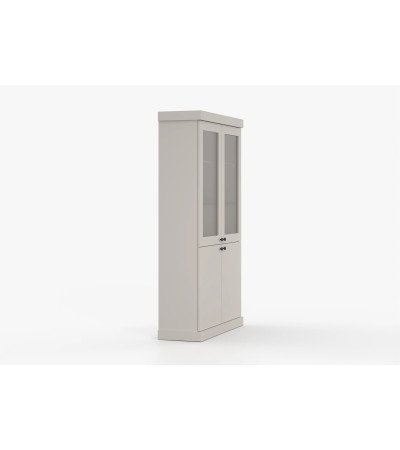 Vitrine 4D Célyndra cachemire 123 cm